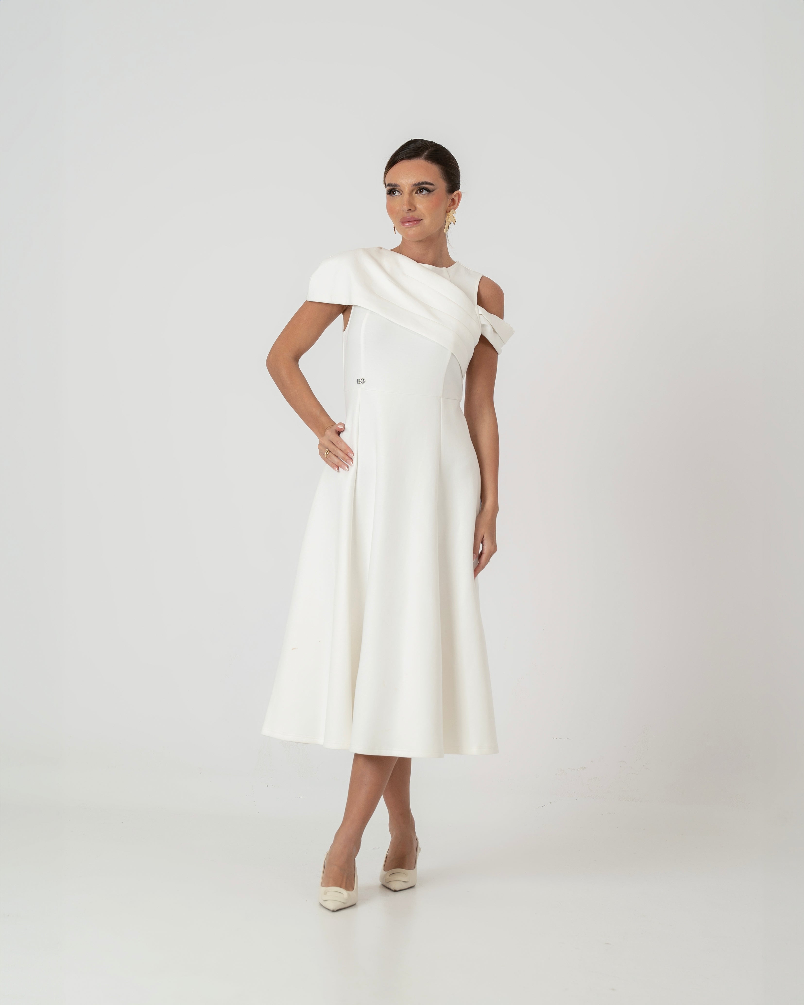New Classic Dress White
